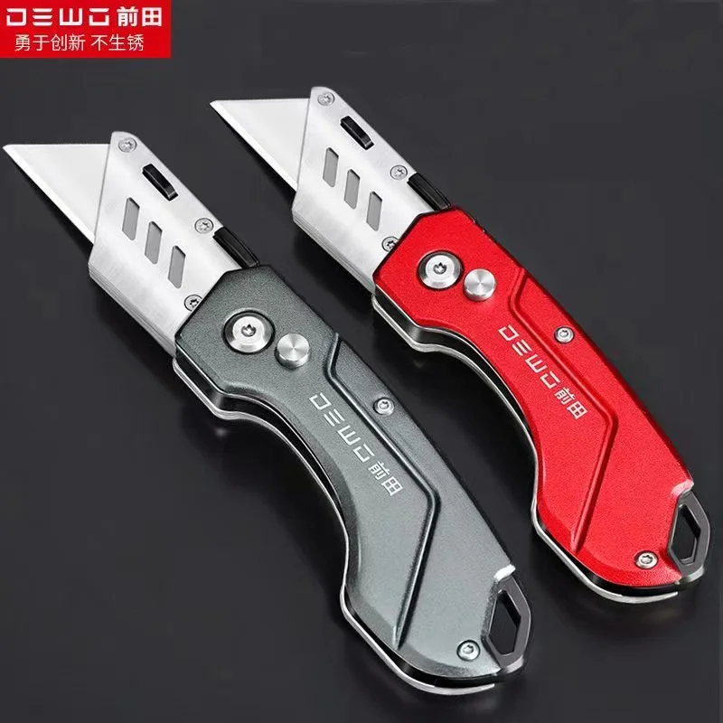 Stainless steel utility knife heavy duty all steel thickened Premium folding wallpaper knife industry grade cable stripping нож