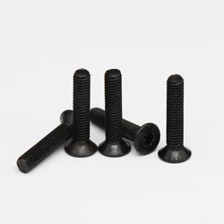 M3 M3*16/18/20/22/25/28/30/35/40/50 10.9 Grade Black Carbon Steel DIN7991 Flat Countersunk Head Inner Hex Hexagon Socket Screw