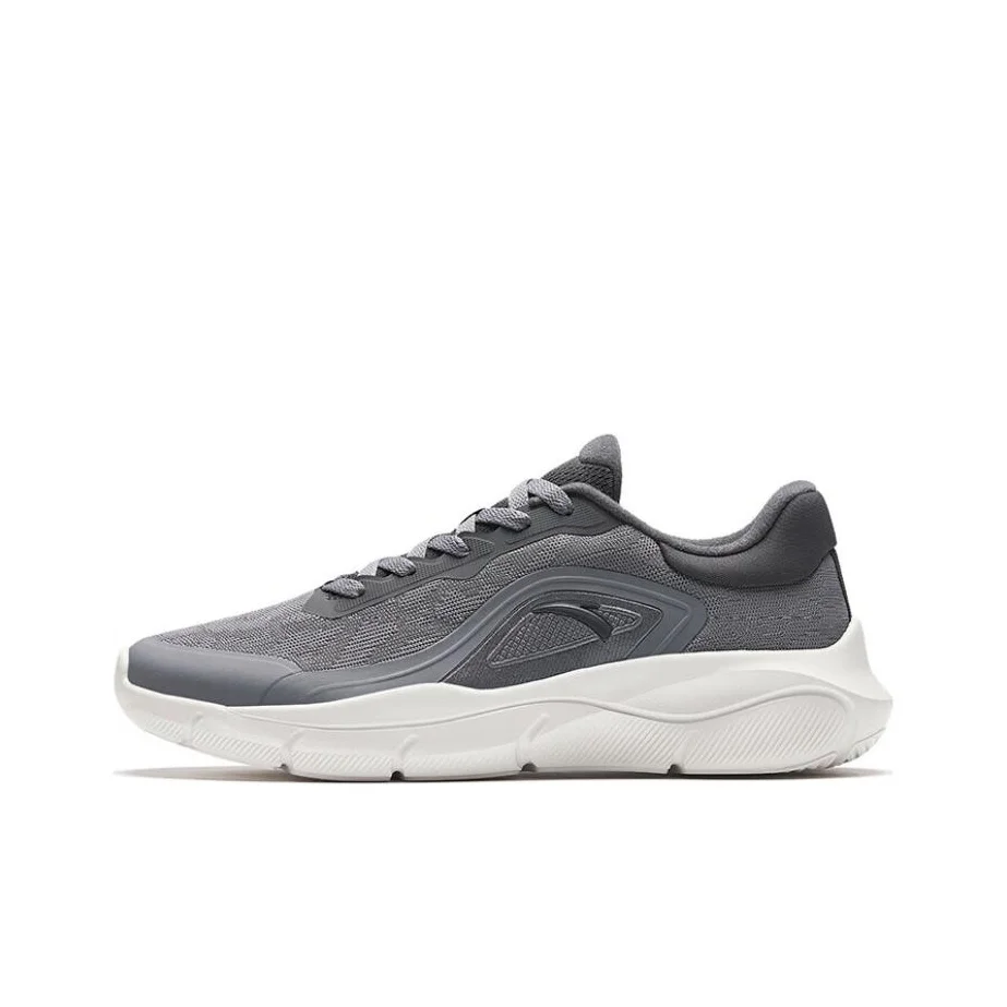Anta Slip Resistant Low top Badminton Shoes Men's Gray 112347790-4