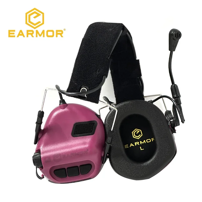 EARMOR M32 MOD4 Tactical Headset Headphone Hearing Protection Shooting Earmuffs with Microphone Sound Amplification