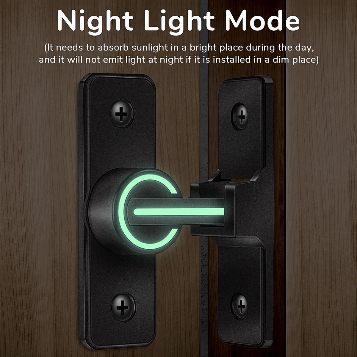 A56XA Barn Door Lock Hardware, 90 Degree Heavy Duty Gate Latches Flip Latch Safety Door Bolt Latch Lock 1 Pack
