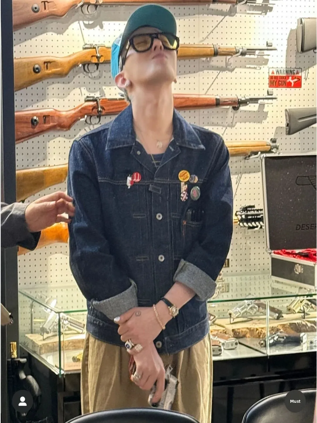 

Classic Long Sve Denim Jaet Retro Collar ex Casual Deep Blue Trendy Top Women's Faion Commute Sle Cotton Blend