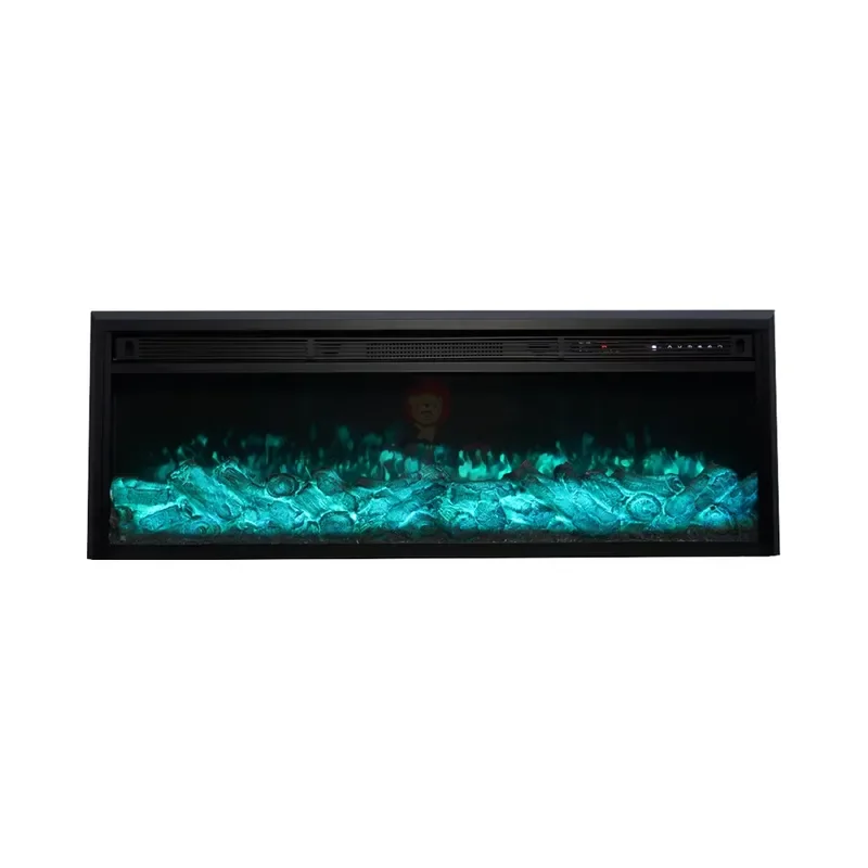 Modern Indoor Insert Fire Place Wall Mounted Heaters for Winter Home Smart Hotel Office Electric Fireplace with Remote
