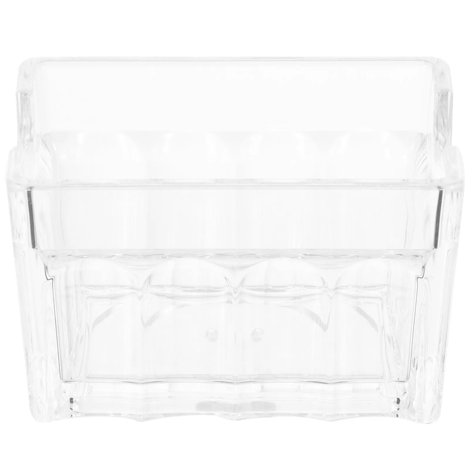 Plastic Tea Bag Box with Sugar Packet Holder – Desktop Condiment Organizer for Kitchen, Office & Small Items Storage