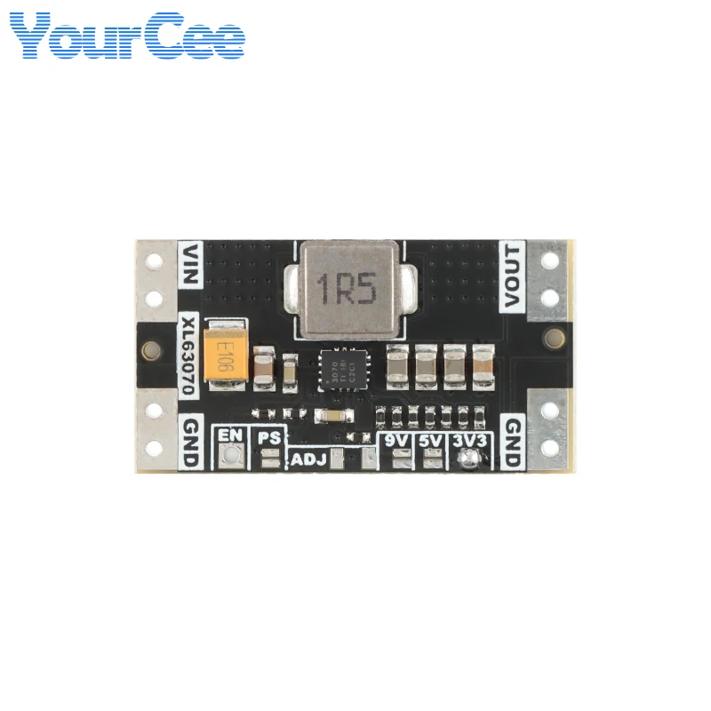 2pcs/1pc XL63070 TPS63070 DC Automatic Step Up Down Power Boost Buck Module 3.3V 5V 9V Low Ripple Lithium Voltage Stabilization