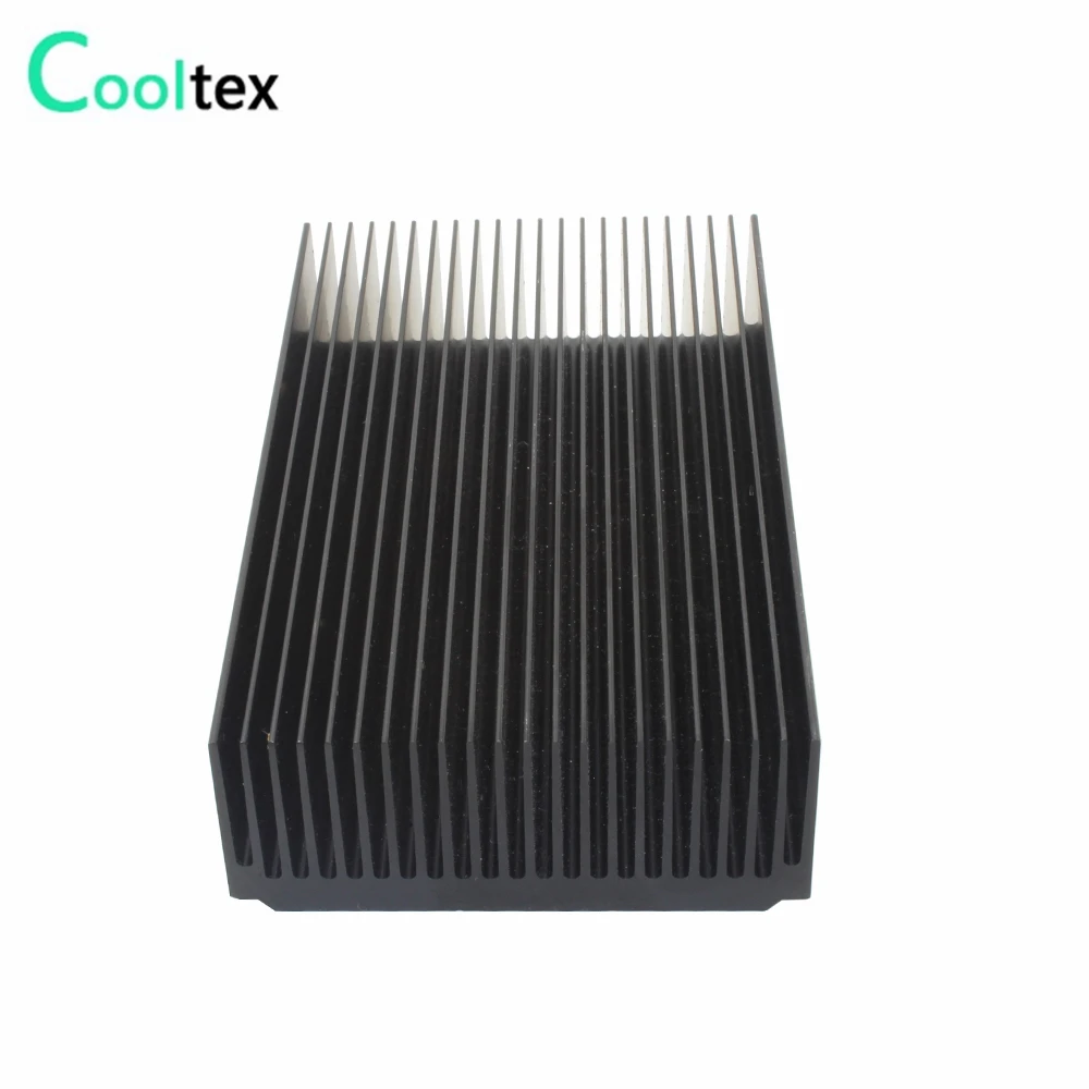 120x69x27mm Aluminum heatsink radiator High power black Heat Sink for electronic Chip LED COOLER cooling