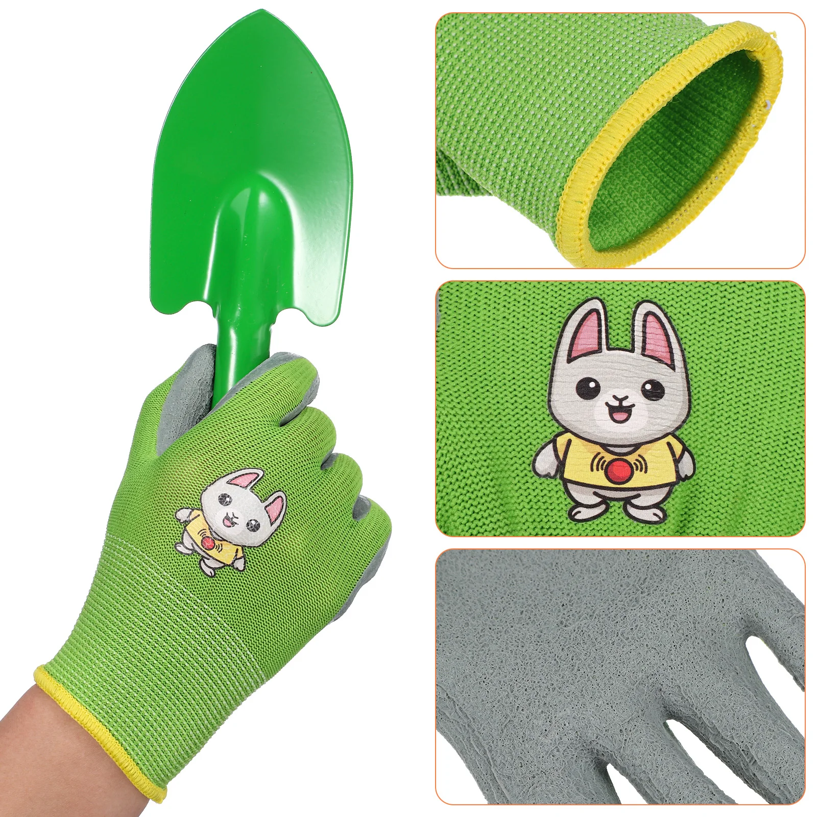 

1 set Children Shovels Gloves Colorful Kids Gardening Tools Lightweight Durable Planting Digging S Mud Exploration Activities