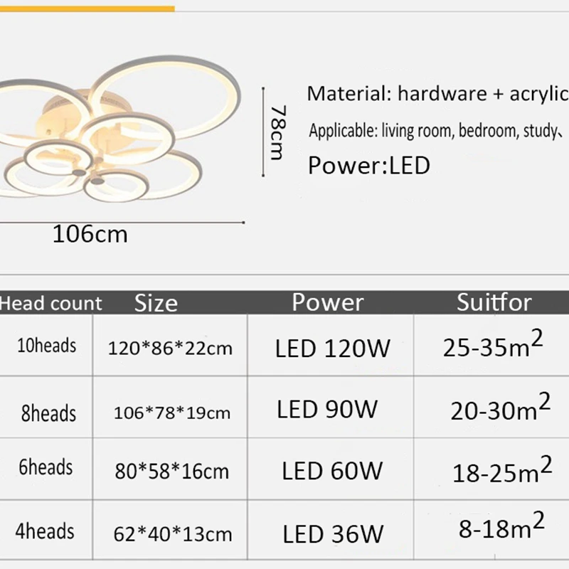 Fashion LED Ceiling Light Modern Pendant Light With Remote Control Creative Living Room Dining Study Interior Decoration Lamps