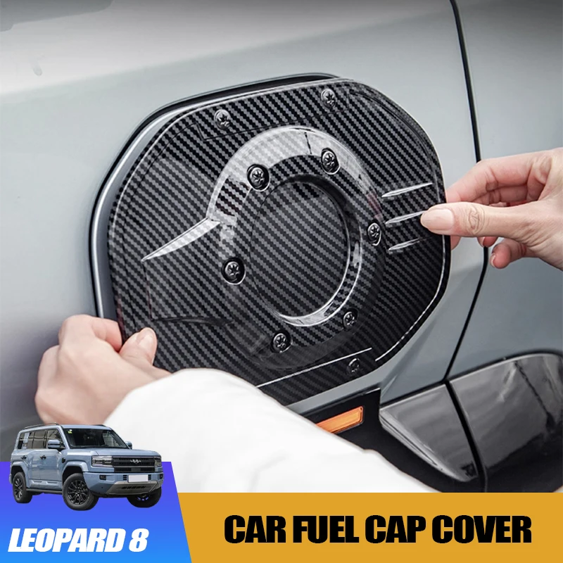 

Car Fuel Cap Cover for BYD Leopard 8 Blacked-Out Fuel Tank Charging Cover Decorative Trim Exterior Styling Kit Accessories