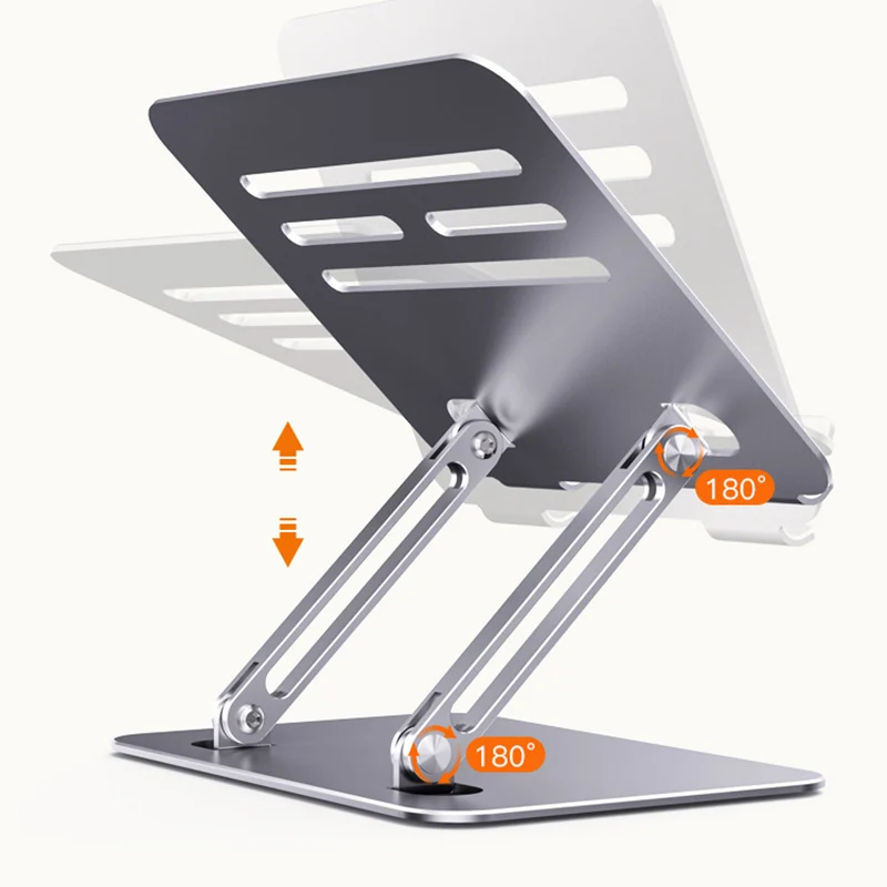 Supporto per Laptop OULYLAN supporto per Notebook per Tablet supporto pieghevole in lega di alluminio per staffa per Laptop da 9.7-17 pollici