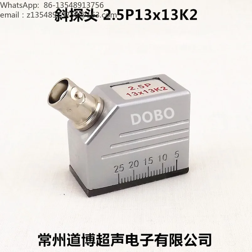 5MHz UT Angle Beam Probe 2.5P13 × 13K2 Ultrasonic Flaw Detector Transducer For Steel Structure Welding Inspection 1 piece view 3