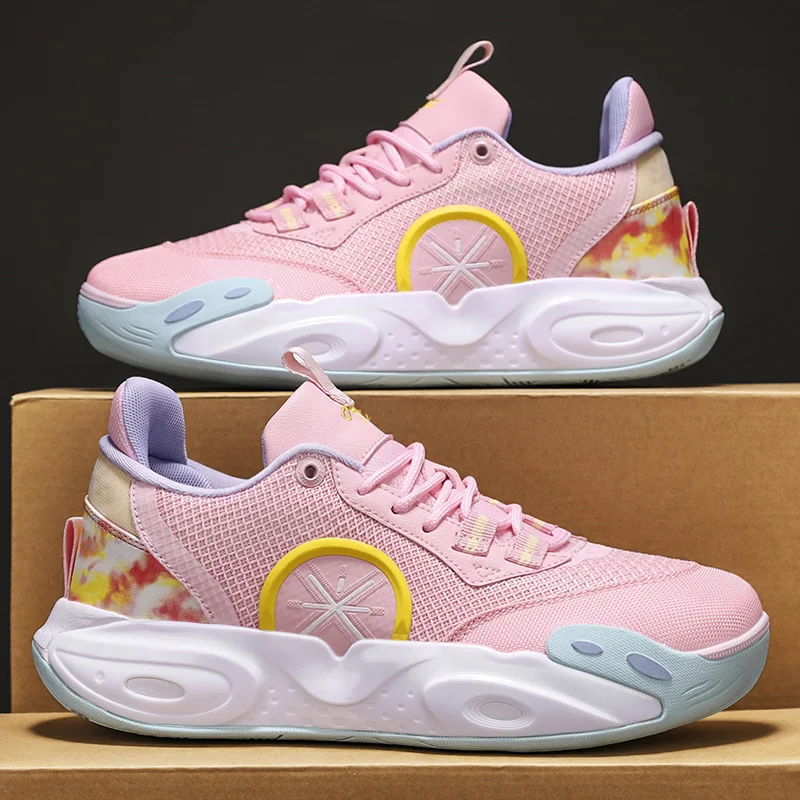 

Мужская обувь Four Seasons, новинка 2025 года, спортивная обувь на толстой подошве с дышащей сеткой для молодежи, универсальные повседневные кроссовки