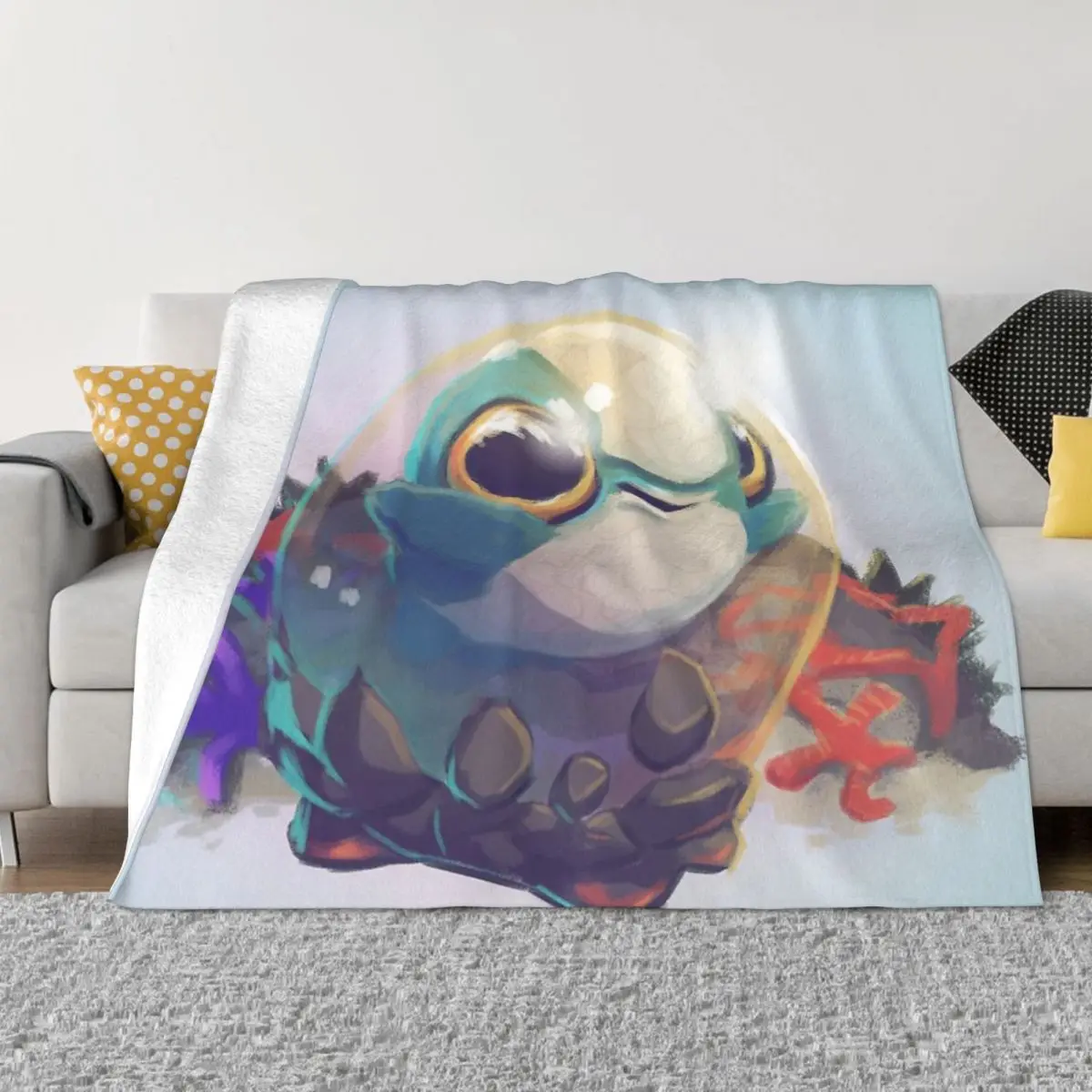 

Cuddlefish Baby - Subnautica Quilt Bed Blankets Quilt For Bed Home And Decoration Throw Blanket