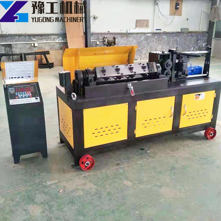 YG Steel Rod Coil Wire Straightening And Cutting Machine Straightened Cut Wire Steel Bar Bending Machine Straightening Machine