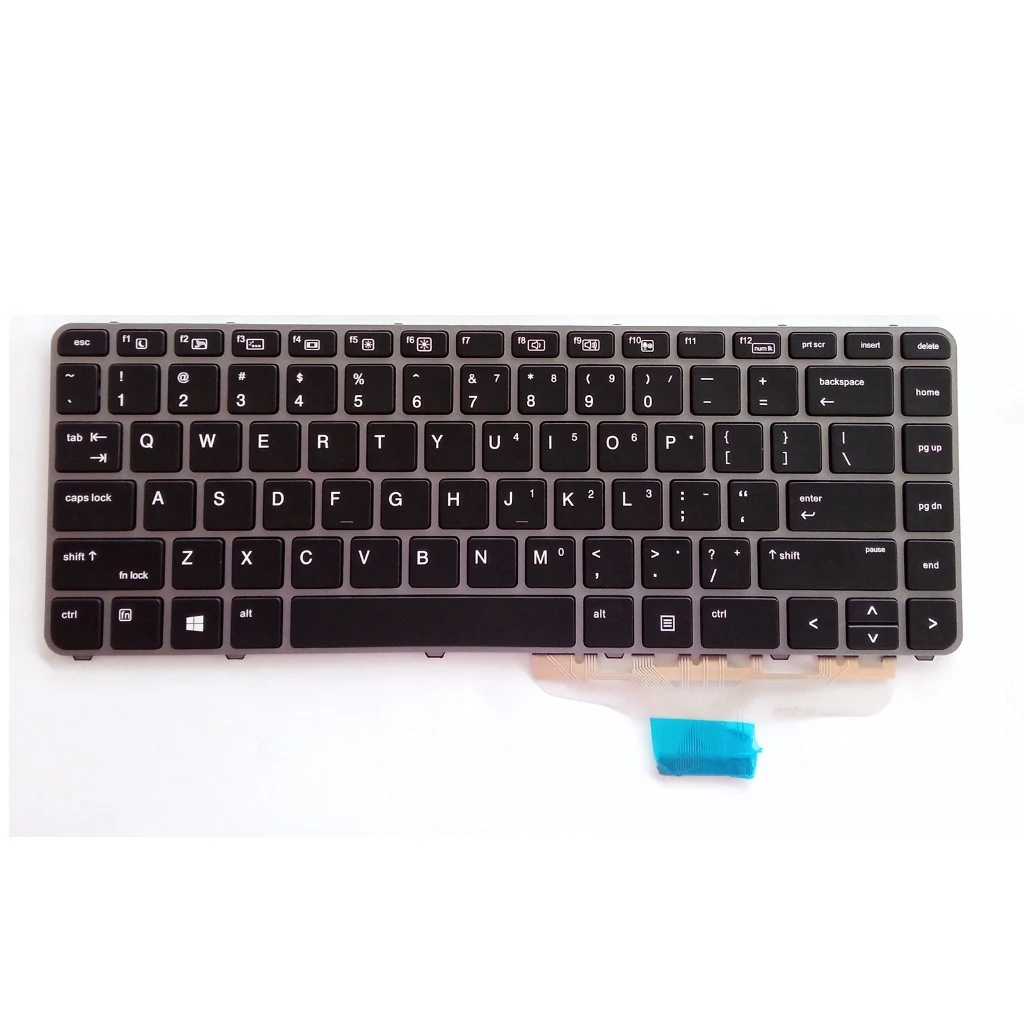 US Laptop Keyboard for Hp Elitebook Folio 1040 G3 818252-031 844423-031 SN6142BL 818252-001 844423-001