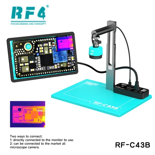 RF4 지능형 열화상 카메라는 모든 현미경 카메라와 원활하게 통합되어 고정밀 열화상 촬영을 즉시 제공합니다.