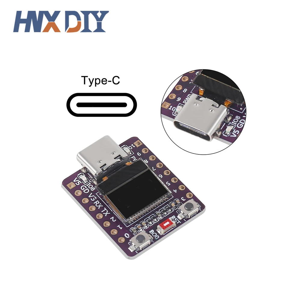 1-10 sztuk ESP32-C3 płytka rozwojowa OLED z 0.42 cala moduł OLED antena ceramiczna ESP32 supermini płyta wifi Bluetooth — zdjęcie produktu 3
