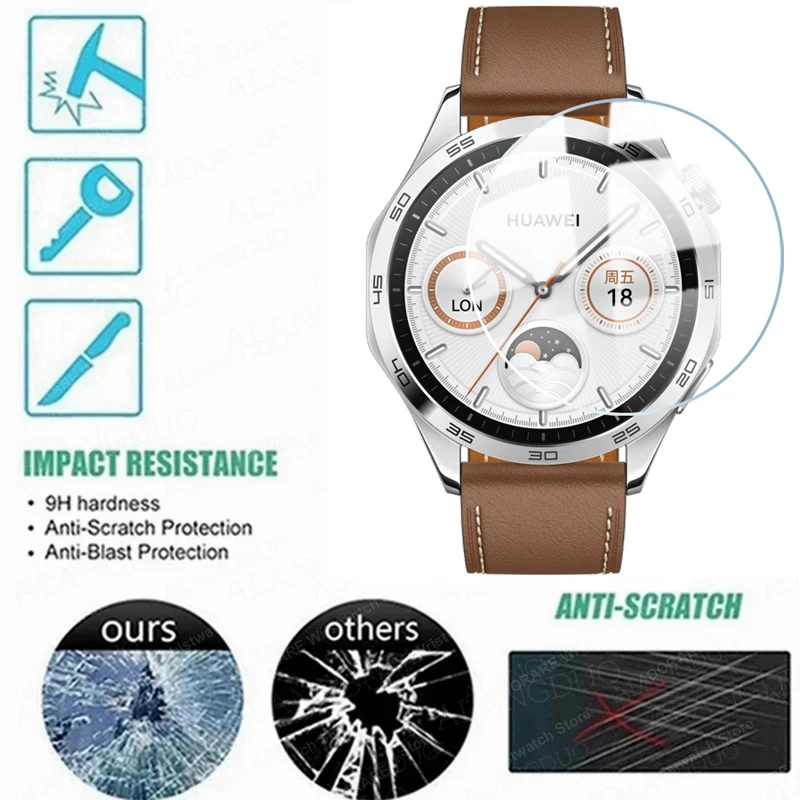 Vidrio templado para Huawei Watch GT4 GT 4 46mm 41mm, lámina de película protector de pantalla para Huawei Watch GT 4 GT4 46MM 41MM, accesorios para Huawei reloj inteligente