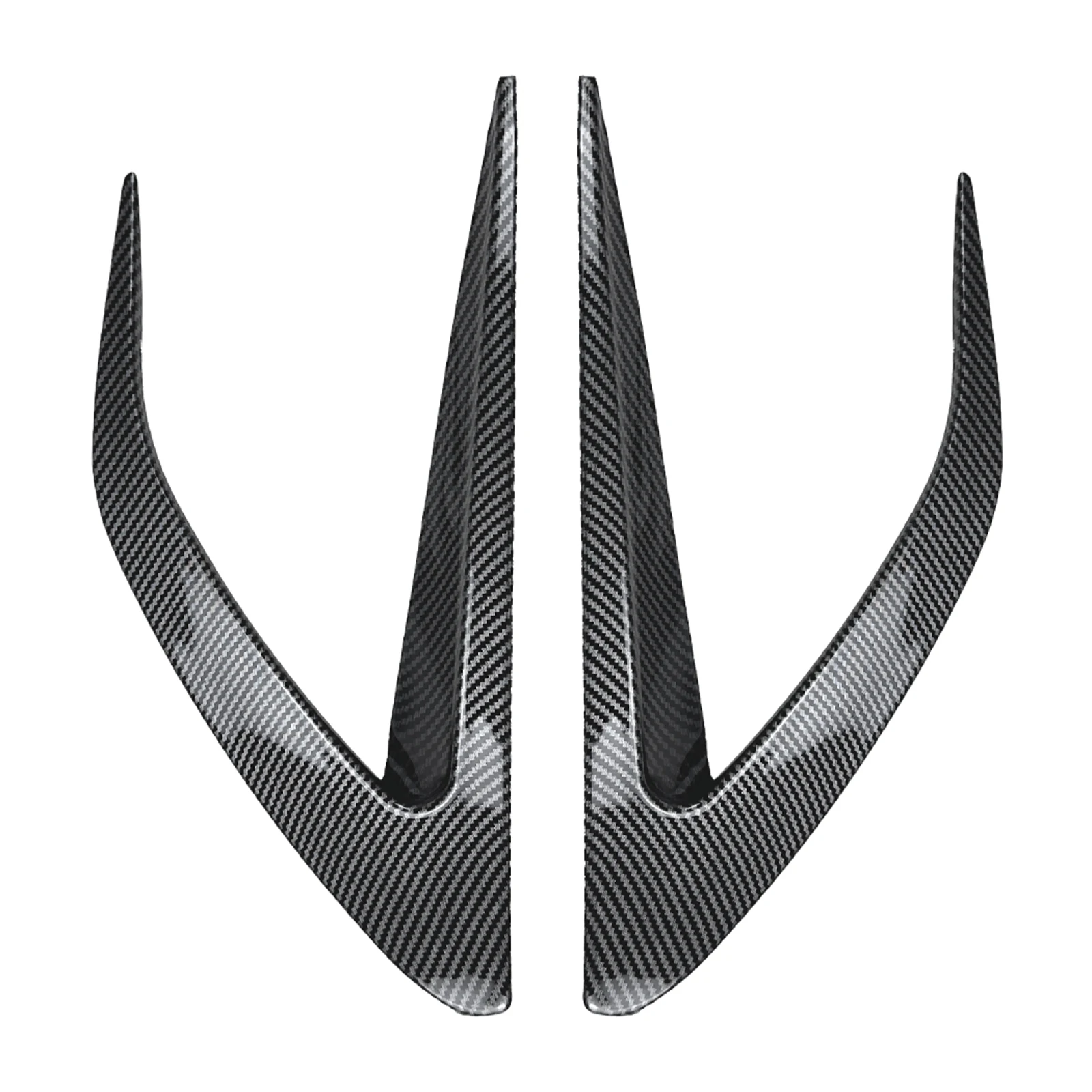 Front Bumper Side Air Vent Trims For Mazda MX-5 MX5 ND Miata 2016-2025 Fog Light Cover Intake Frame Canards Spoiler Splitter Kit