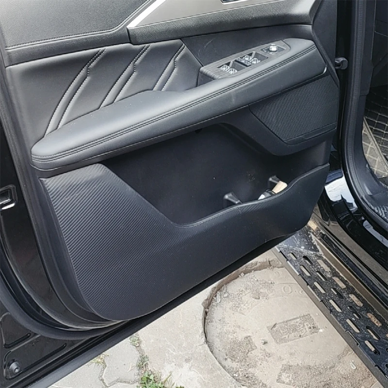 ل GWM هافال H5 2024 2025 2026 بولي Leather الجلود باب السيارة مكافحة ركلة الوسادة حماية ملصقات غطاء حامي فيلم الكسوة اكسسوارات السيارات