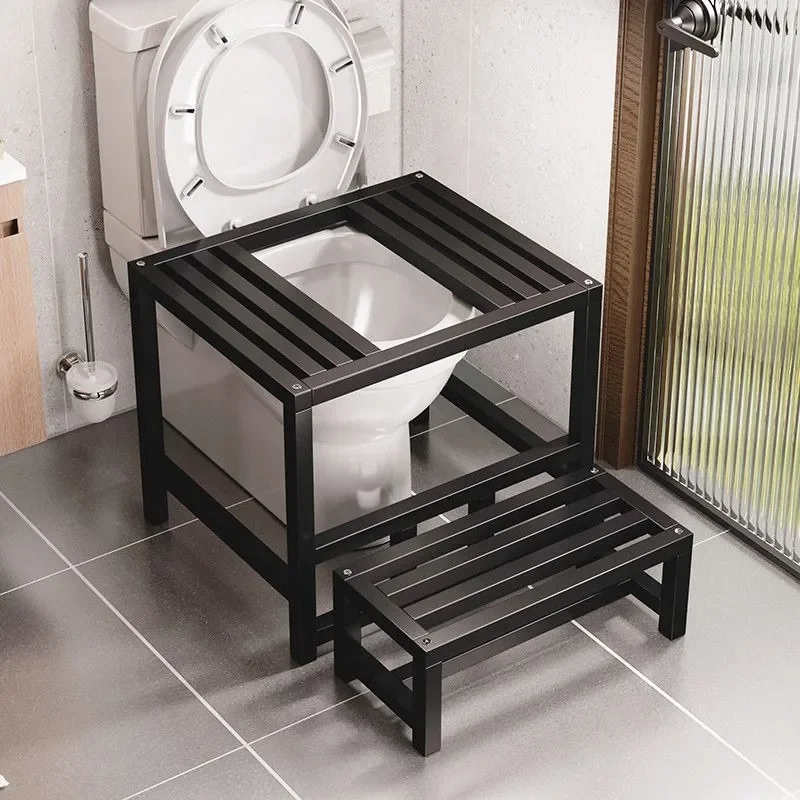 Toilet sitting is changed to squatting, squatting pit shelf, sitting toilet becomes squatting toilet, squatting toilet stool