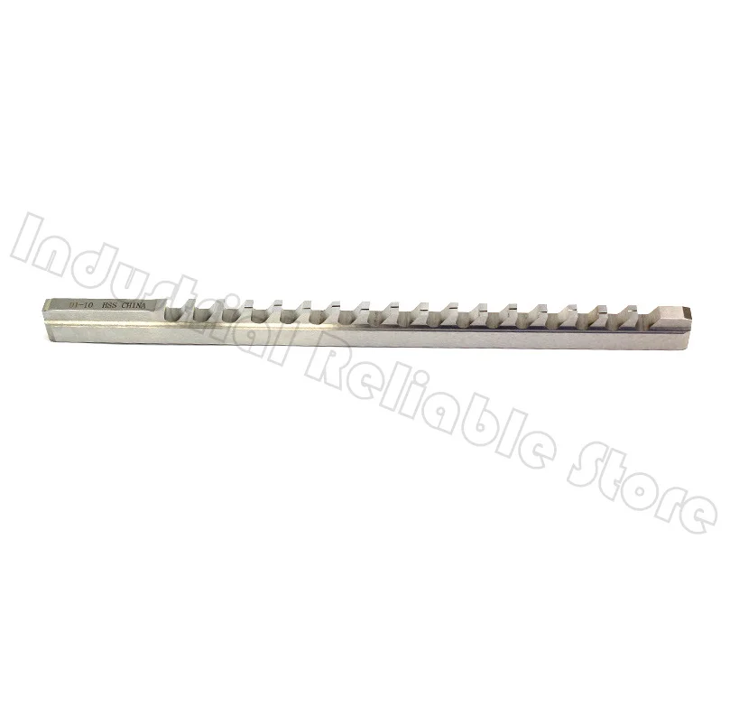 Metric Size Keyway Broach Tool 21pcs Includes10mm 12mm 14mm D Broaches 32-50 Bushings Shim  HSS Cutting Tools for CNC Machine