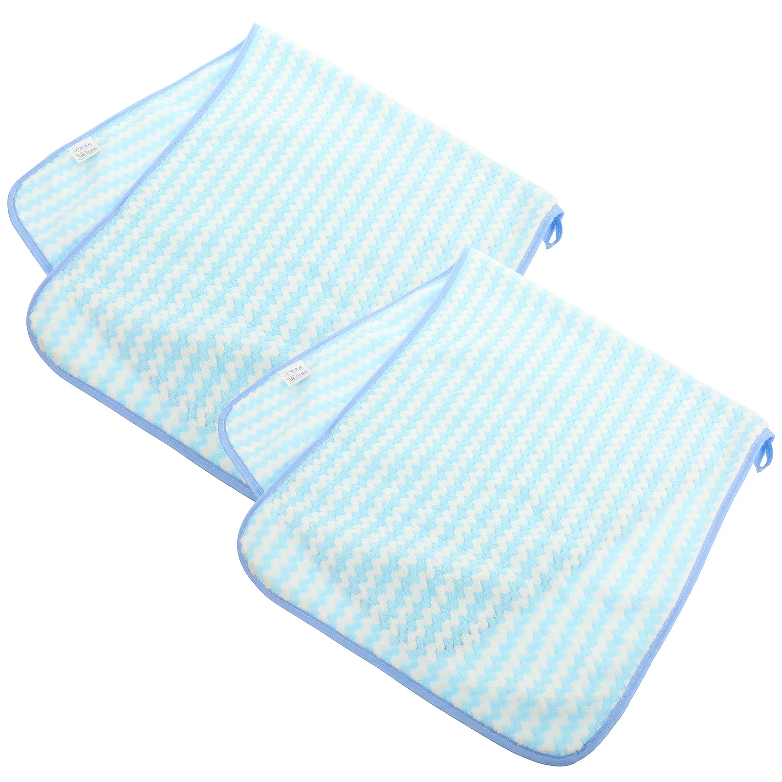 

2Pcs Coral Fleece Hand Drying Towels Large Quick Dry Absorbent Bathroom Hanging Towels Multipurpose Washcloths Household Use
