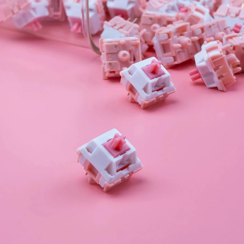 Marshmallow R1x Linear Switch Customized Light Pressure 5pin Trigger Pressure 37gf Actuation Travel 2mm Keyboard Accessories