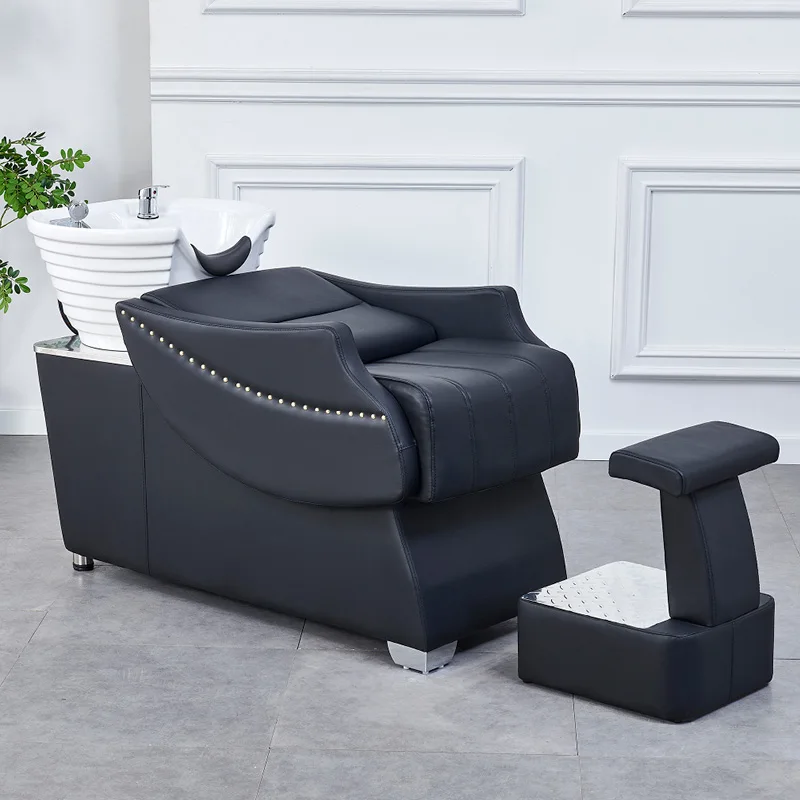 

Shampoo Mobile Basin Pedicure Spa Foot Chair for Salons Professional Hairdresser Washing Machine Chairs Beauty Salon Washbasin