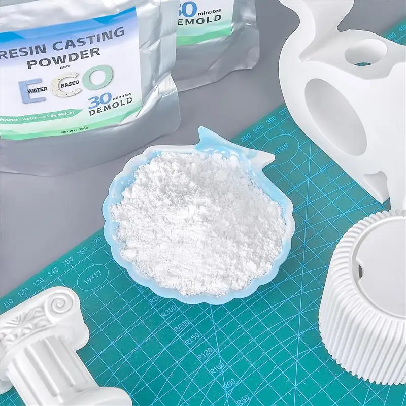 300/500g DIY High Density Gypsum Powder Gypsum Casting Production Material Cement Clay Craft Gypsum Form Production Material