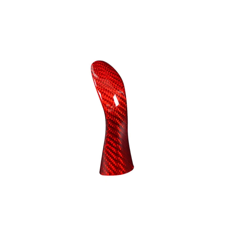 Gear Handle Sticker Carbon Fiber Car Interior Gear Shift Knob Cover for Infiniti Q50 2014 2015 2016 2017