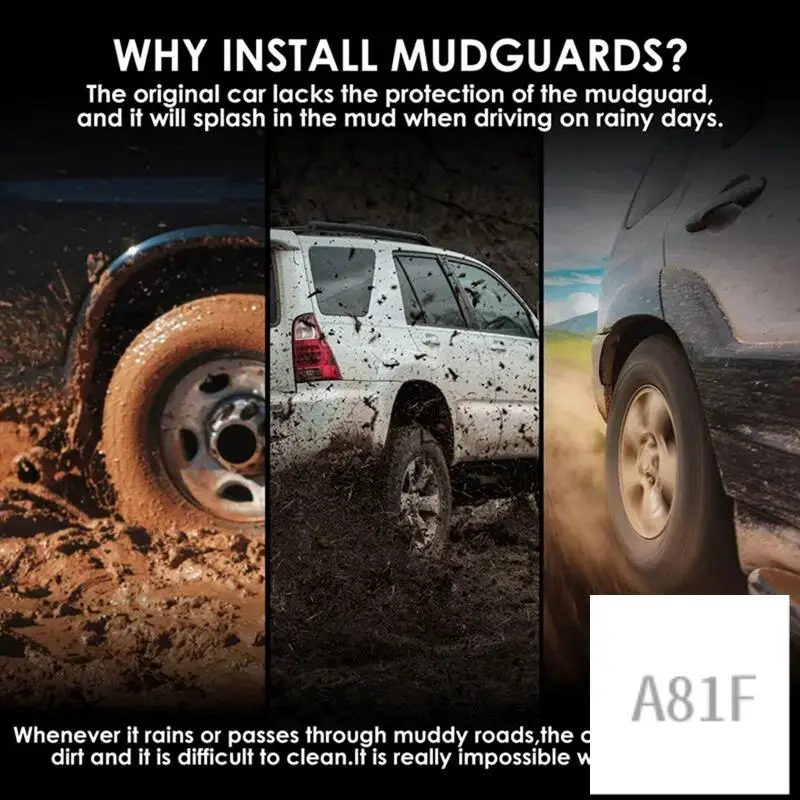 

4PCS Car Mudguard Mud Flaps Splash Mud Guard Fender For 3008GT 4008 2016-2022 Car Accessories