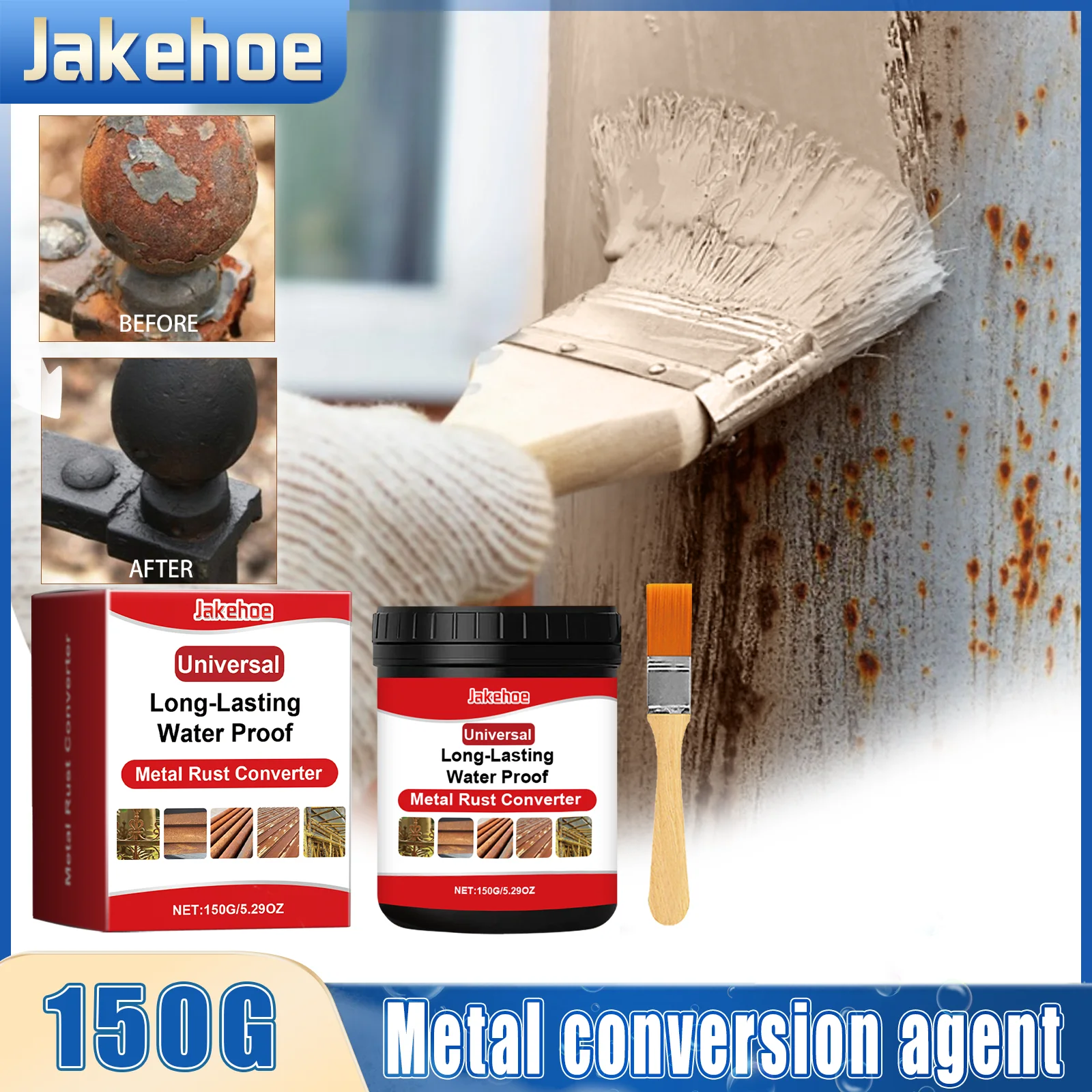 Metal Rust Remover Metal Restoration Revitalisation Restores Metal Lustre Anti Corrosion Coating Conversion Primer Refurbishment