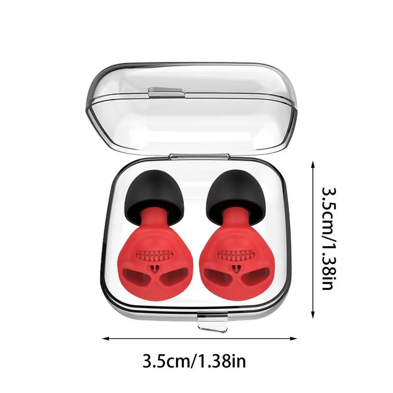 Ear Plugs For Sleeping Skull Design Concert Ear Plugs Silicone Ear Plugs Hearing Protection Ear Plugs Concert Ear Plugs For Stud