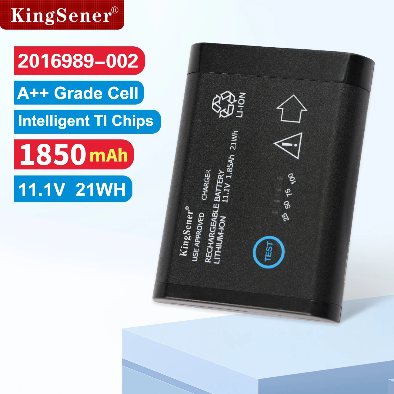 KingSener DR203 2016989-002 Rechargeable Battery For Ge Mini Dash - Solar 8000I 2031069-003 6291-A B11811 8388 8387-R