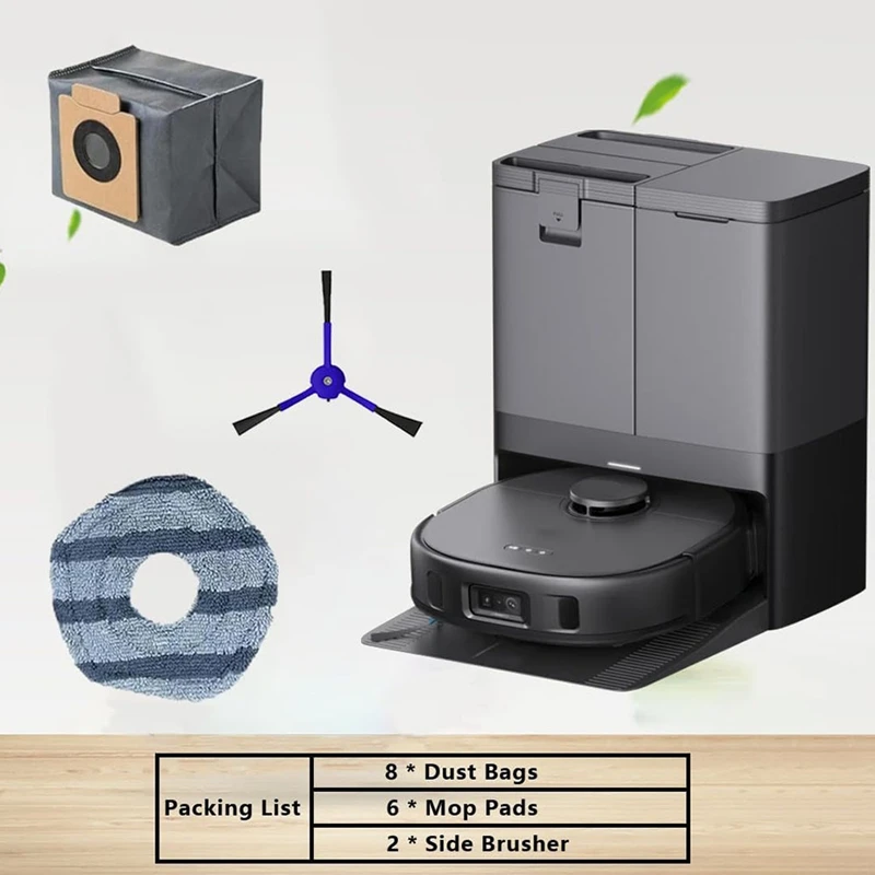 แปรงดูดฝุ่นด้านข้างสำหรับ X10 eufy Pro OMNI อะไหล่เครื่องดูดฝุ่นสำหรับหุ่นยนต์