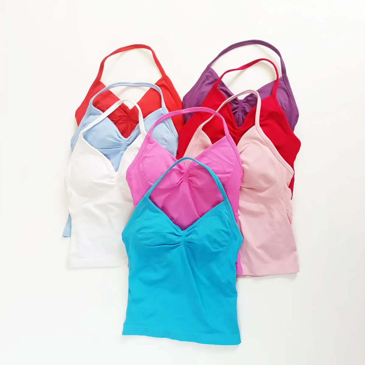 NCLAGEN インパクト延縄ストラップトップスポーツヨガベスト女性の
