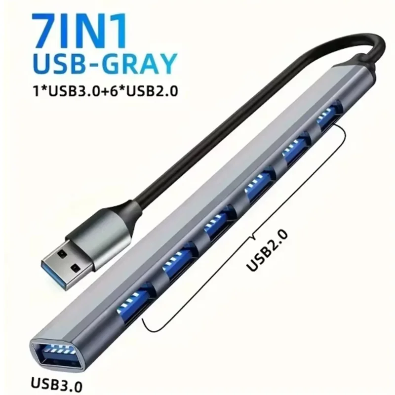 USB C Hub 8In1 7in2 Type C To 4K HDMI Adapter with RJ45 SD/TF Card Reader PD Fast Charge Converter for MacBook Notebook Laptop