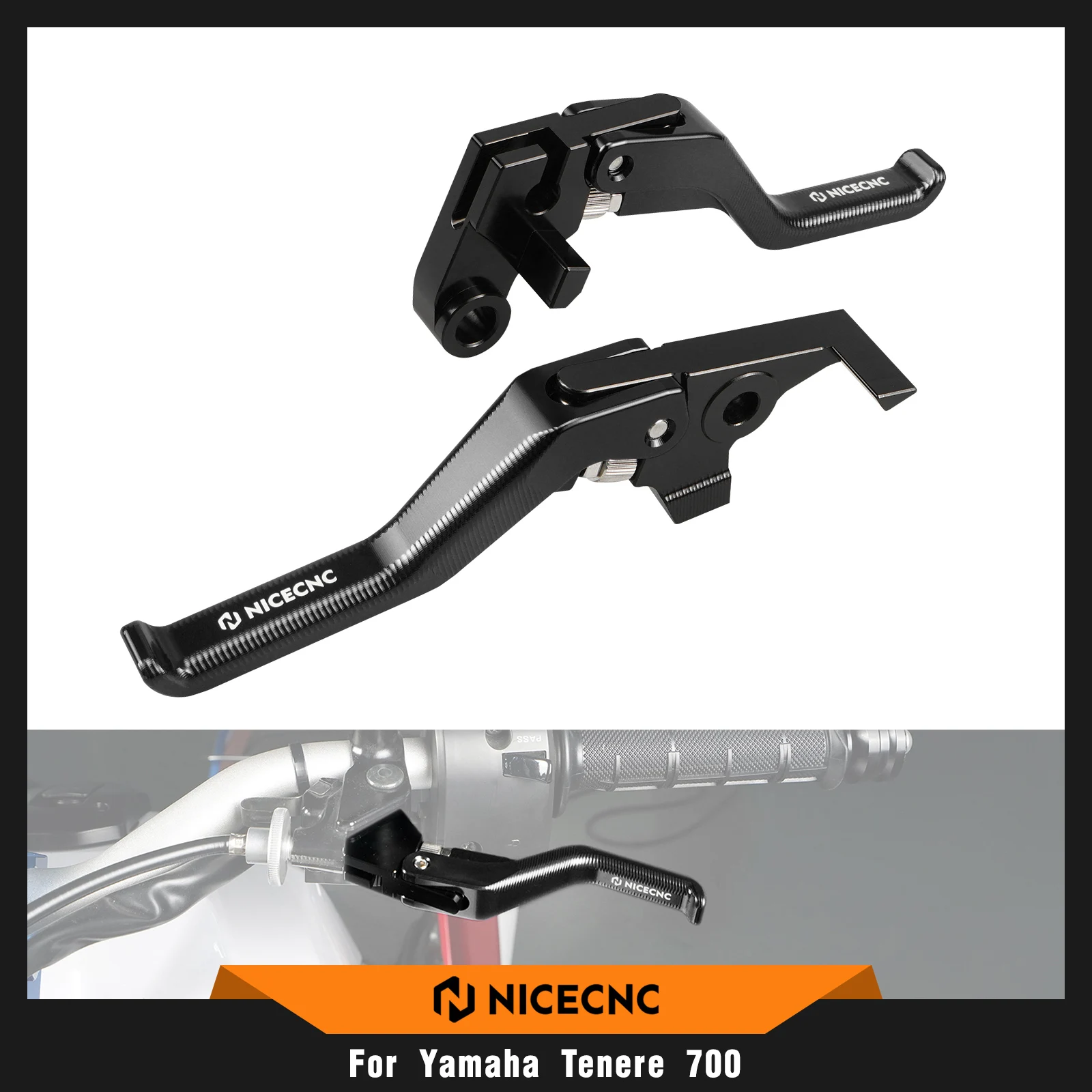 

Short Brake Clutch Lever For Yamaha Tenere 700 XTZ 700 2019-2024 XSR700 2018-2024 Rally Edition 2020-2024 World Raid 2022-2024