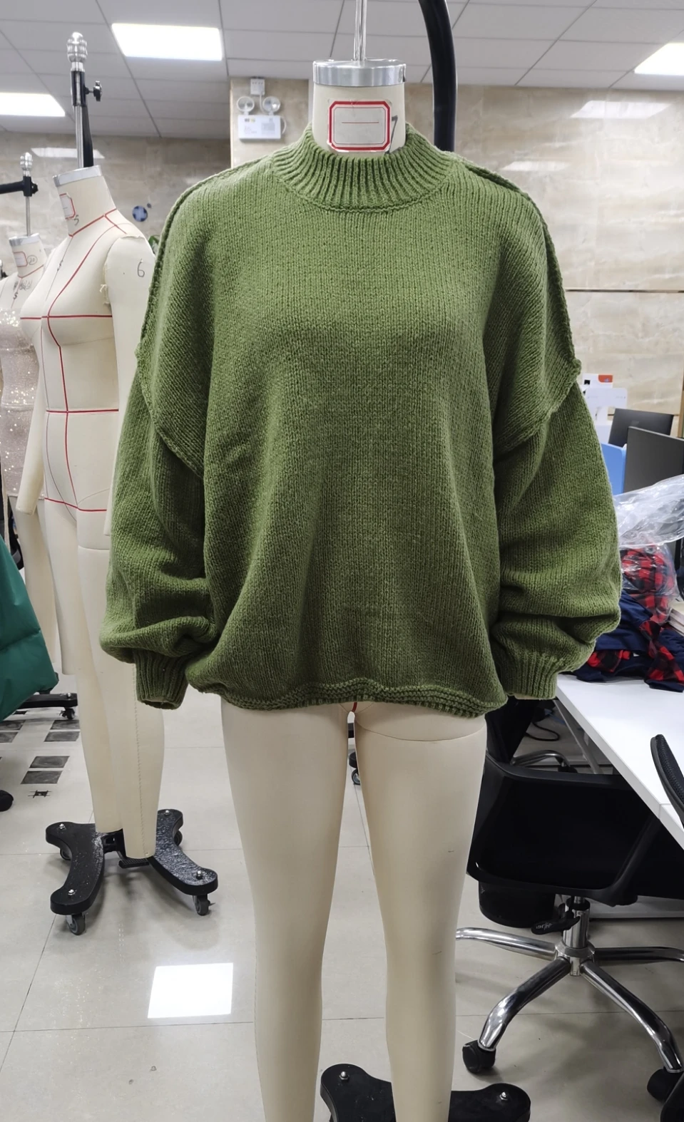 

Dourbesty женский вязаный свитер, свободный пуловер с длинными рукавами и широкими рукавами, свитера с заниженными плечами для женщин, осенние свитера, топы