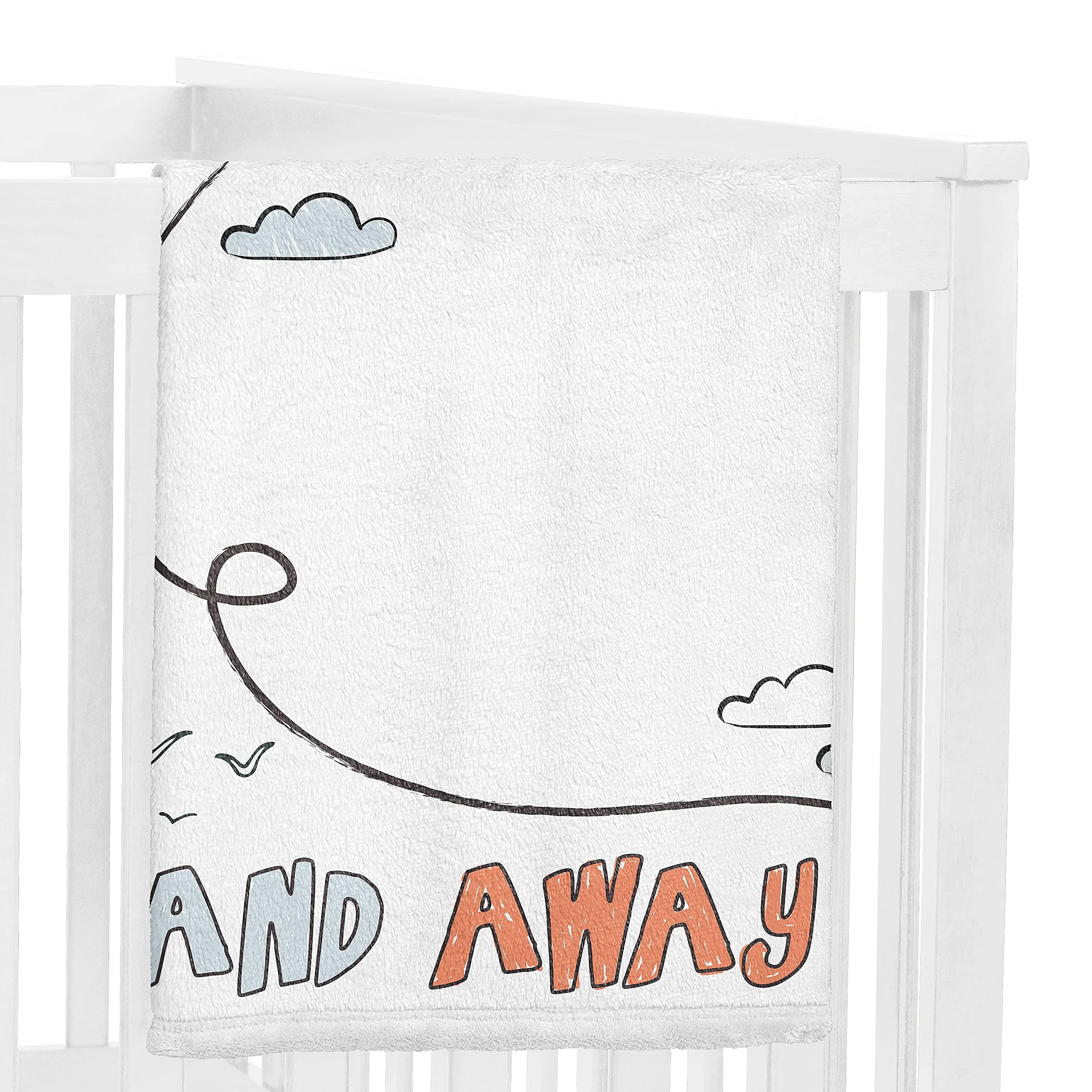 VIKAMA レトロスイートエアプレーンボーイ マイルストーン月間記念写真ブランケット ベビーシャワー記念ギフト