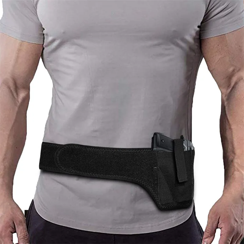 Underarm Hidden Gun Holster Shoulder Holster Right Hand Handgun Carry Pouch Bullet Clip Sleeve Glock 17 19 Holder