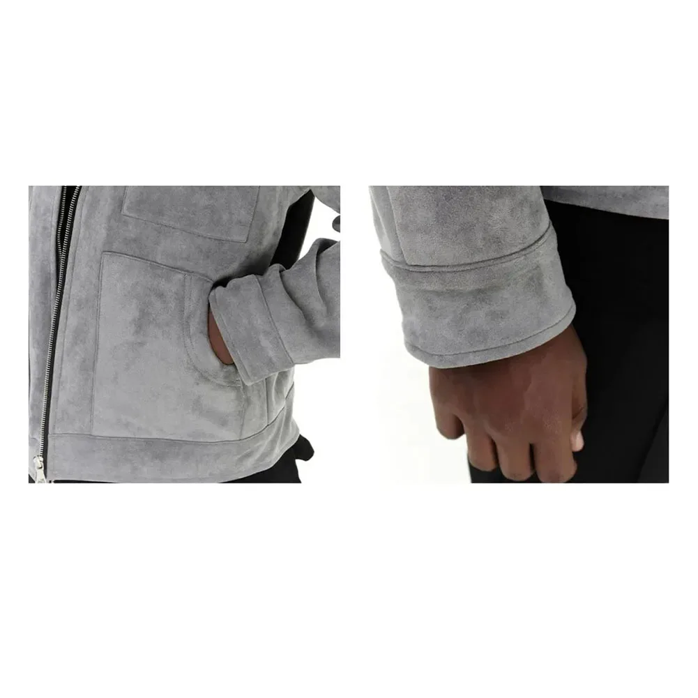 

Casual Outing Fashion Coat Casual Outerwear Parka Khaki Grey Black Long Sleeve Type Men's Jacket Pockets Design