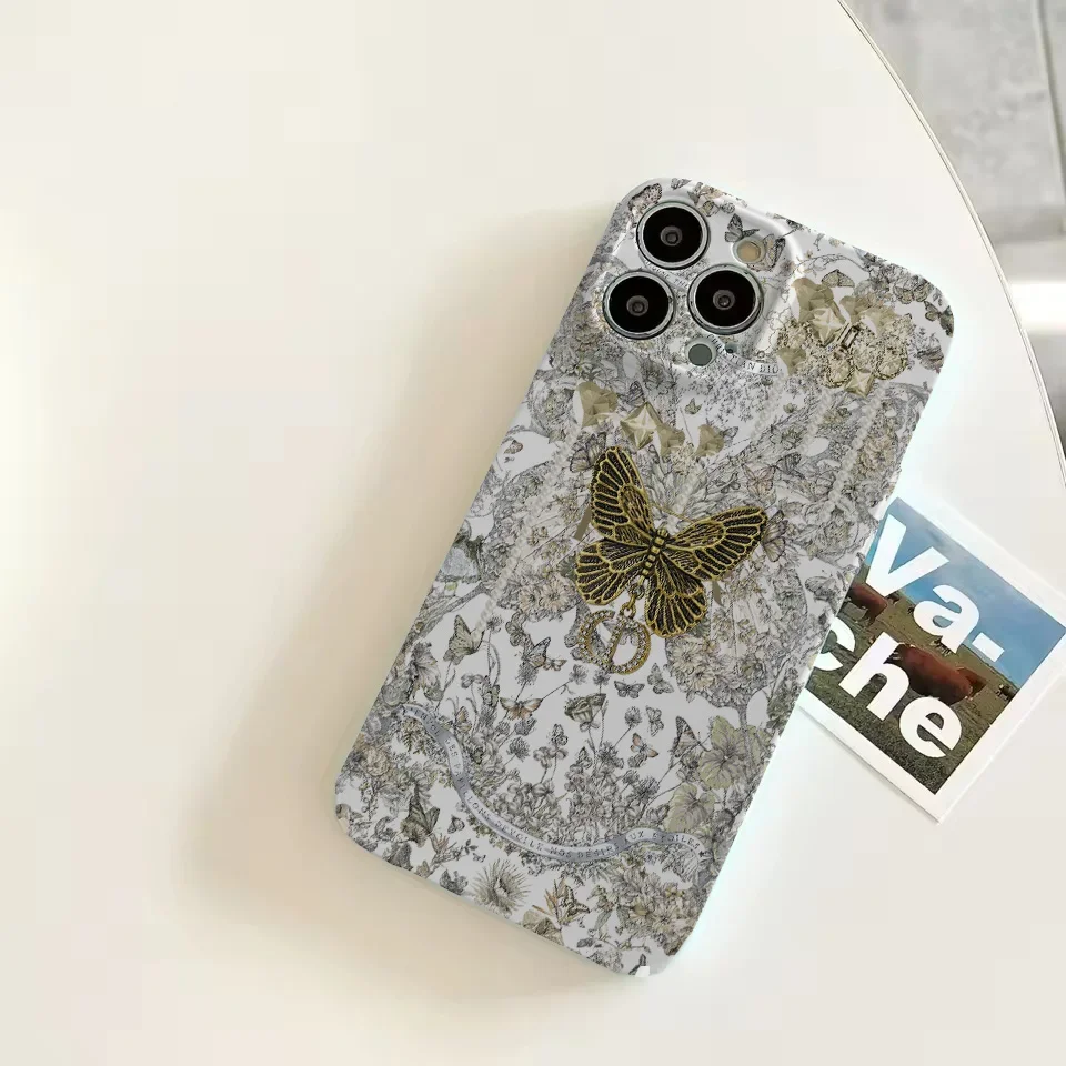 For IPhone 12 13 14 15 16 Cases Smartphone 5g Film Case Hard Shell Beautiful Pattern Phone Covers So Cool Cellphones D-DIORS