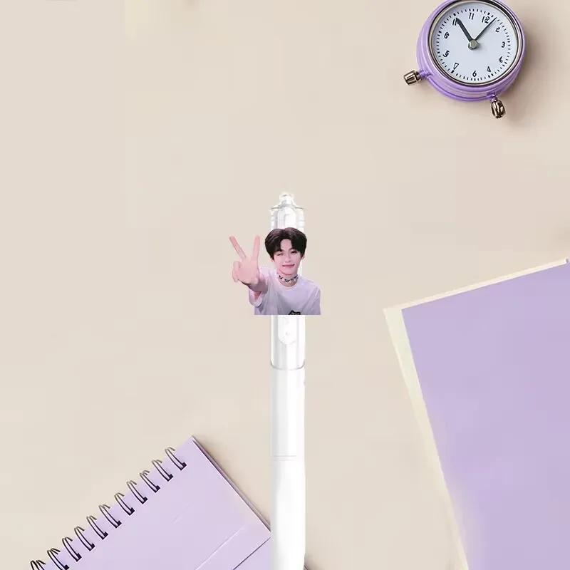 Ziyu surrounding quick-drying 0.5mm gel pen with high appearance level star student exam practice press special black pen