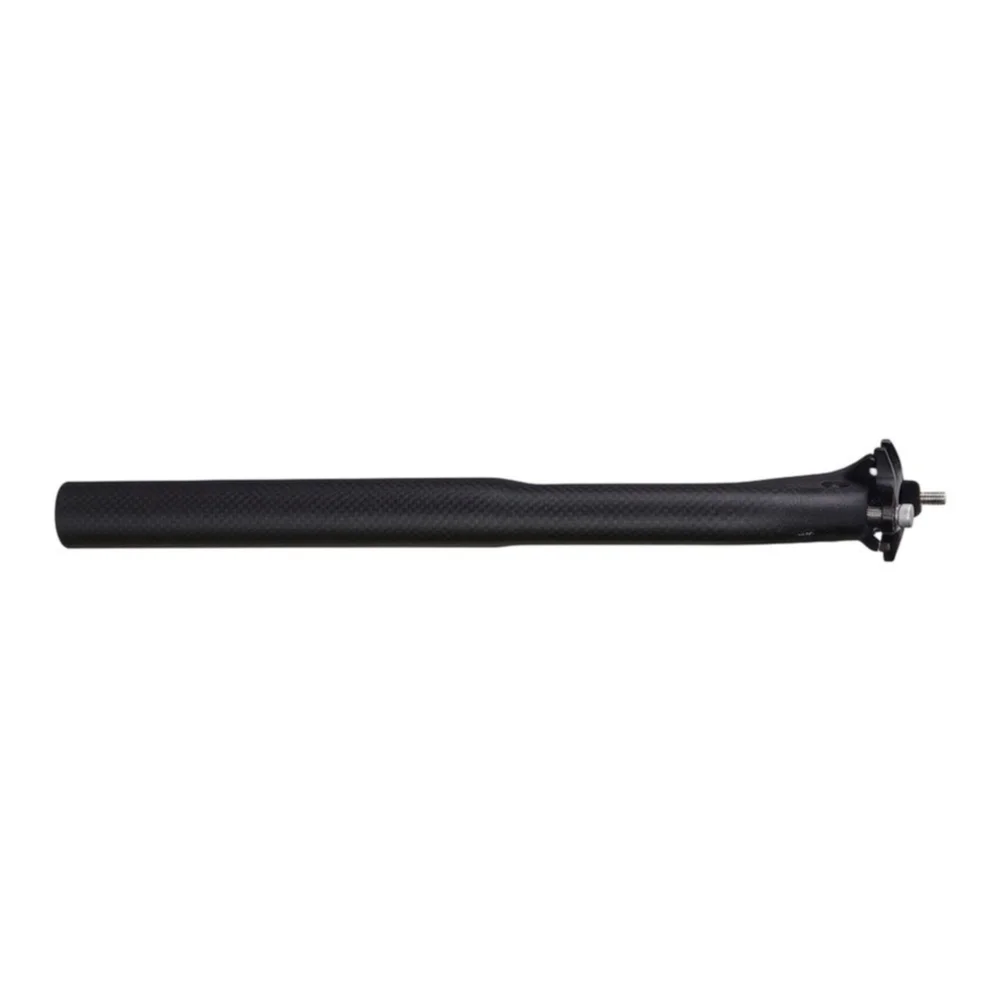 Seat Post Made Entirely from Carbon Fiber for Bicycles Requiring Weight Savings Without Compromising Structural Safety Margins