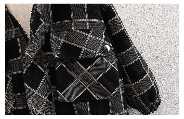 Kids Clothes Boys & Girls Autumn fleece-lined Top & Pants 2 Pieces Sets Teenage Boy & Girl Winter  Tracksuit Outfit