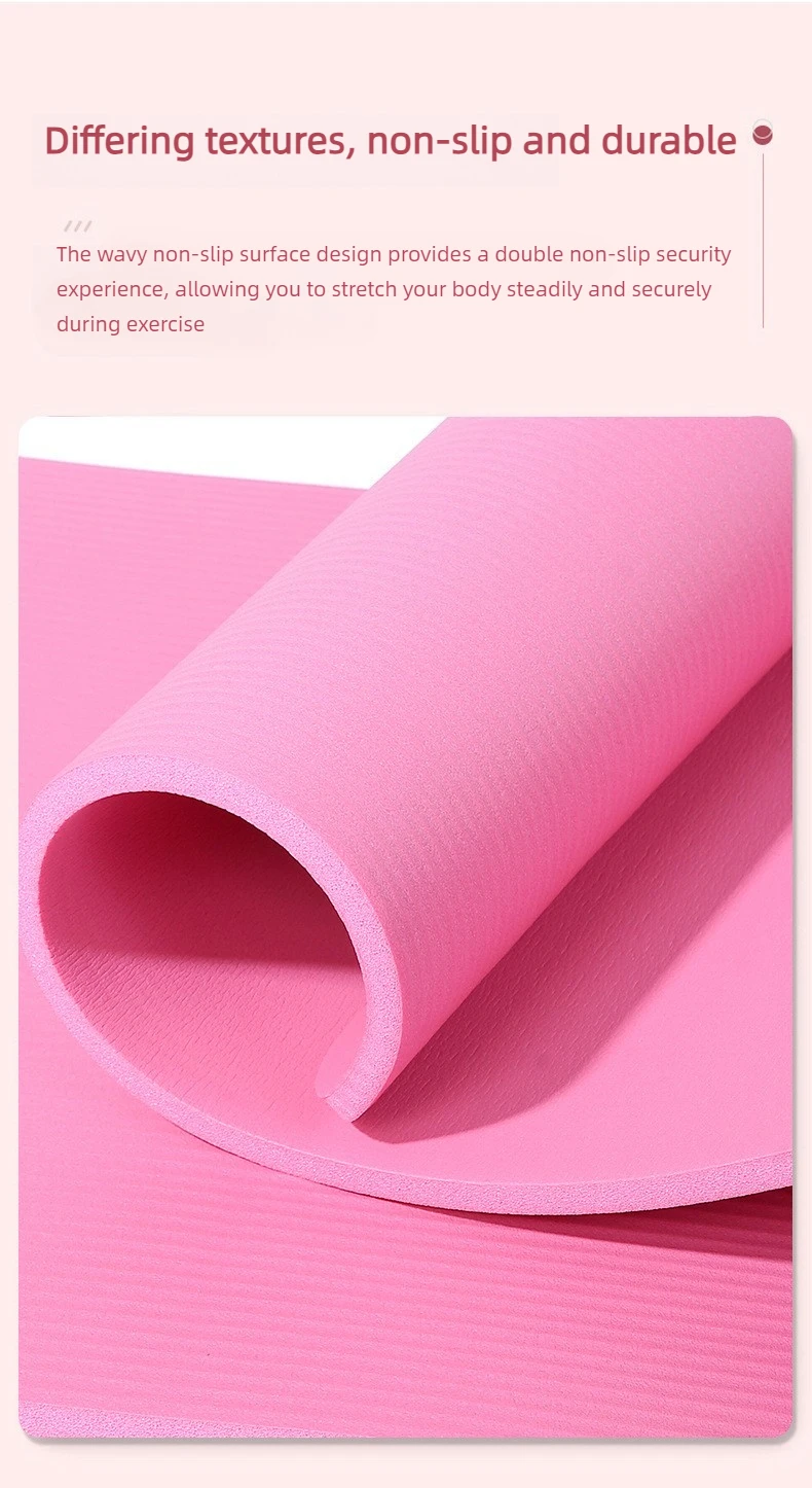 

Lezyan 1,0/1,5 см производители оптом NBR коврик для йоги утолщенный нескользящий расширенный спортивный танцевальный тренажерный зал упражнения для тренировок гимнастика