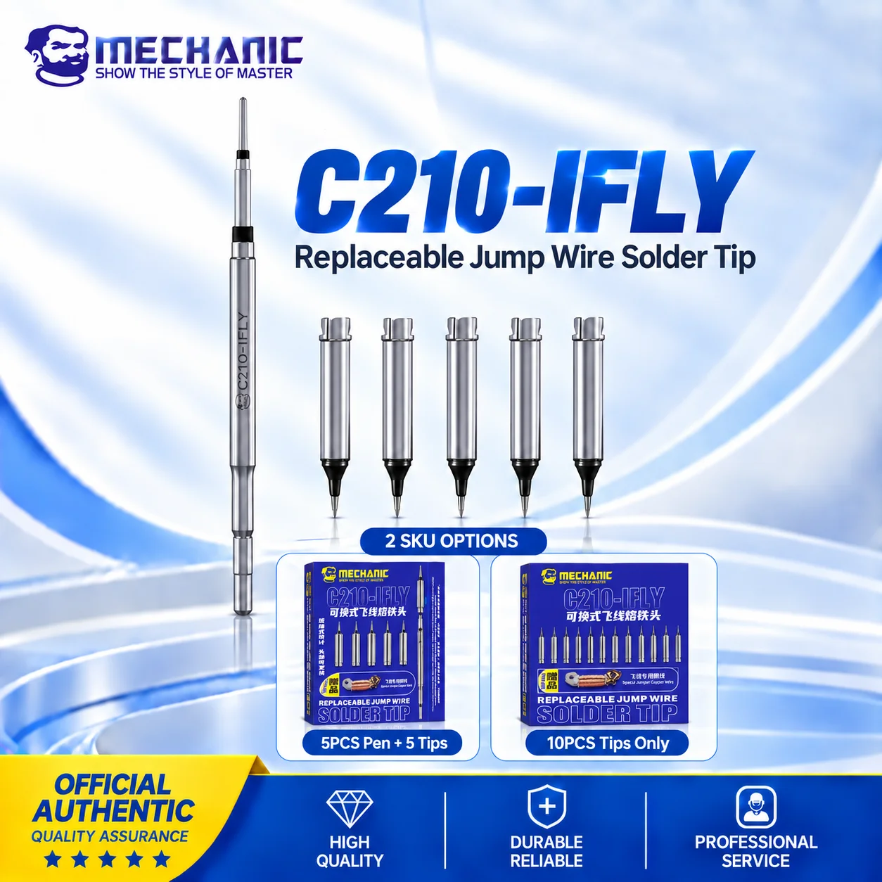 ponta-de-ferro-de-solda-substituivel-mechanic-c210-ifly-para-fio-voador-fio-jumper-para-reparo-de-placa-mae-de-telefone-pcb-ic-bga-aquecimento-rapido