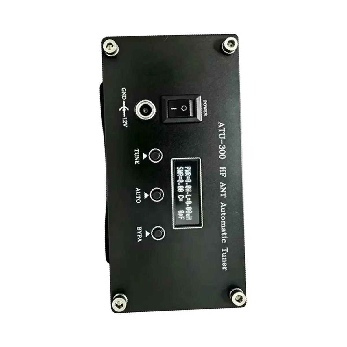 Promotion ATU-300W 1.8-54MHz Shortwave Automatic Antenna Tuner 0.91-Inch OLED Screen Impedance Matching Unit SWR LC